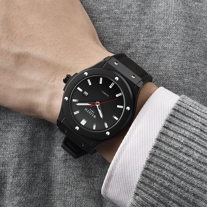 Часы наручные WLISTH Мужские кварцевые брендовые Роскошные спортивные модные