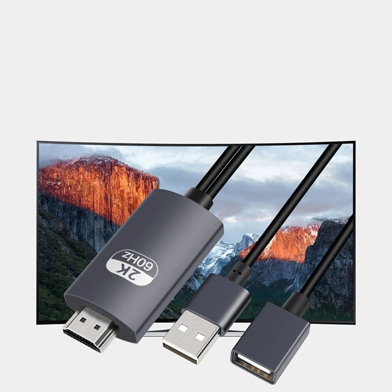 2K Bluetooth совместимый USB HDMI кабель адаптер для Iphone 11 PRO MAX XS XR 6 7 8 Plus Samsung S8 LG IOS