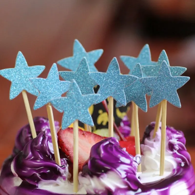 10 шт. декоративные топперы для торта на день рождения | Дом и сад