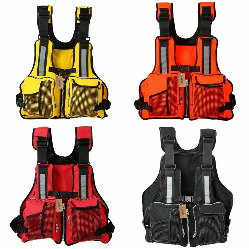 Спасательный жилет для взрослых спасательный со множеством карманов безопасный