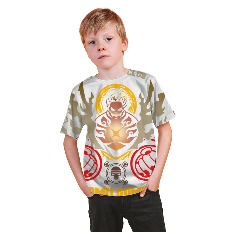 

One Piece T Shirt Baby Children 3D Printed T-shirt Cool Cartoon Anime Summer Casual Tops Tee Luffy Boy Girl Kids Streetwear