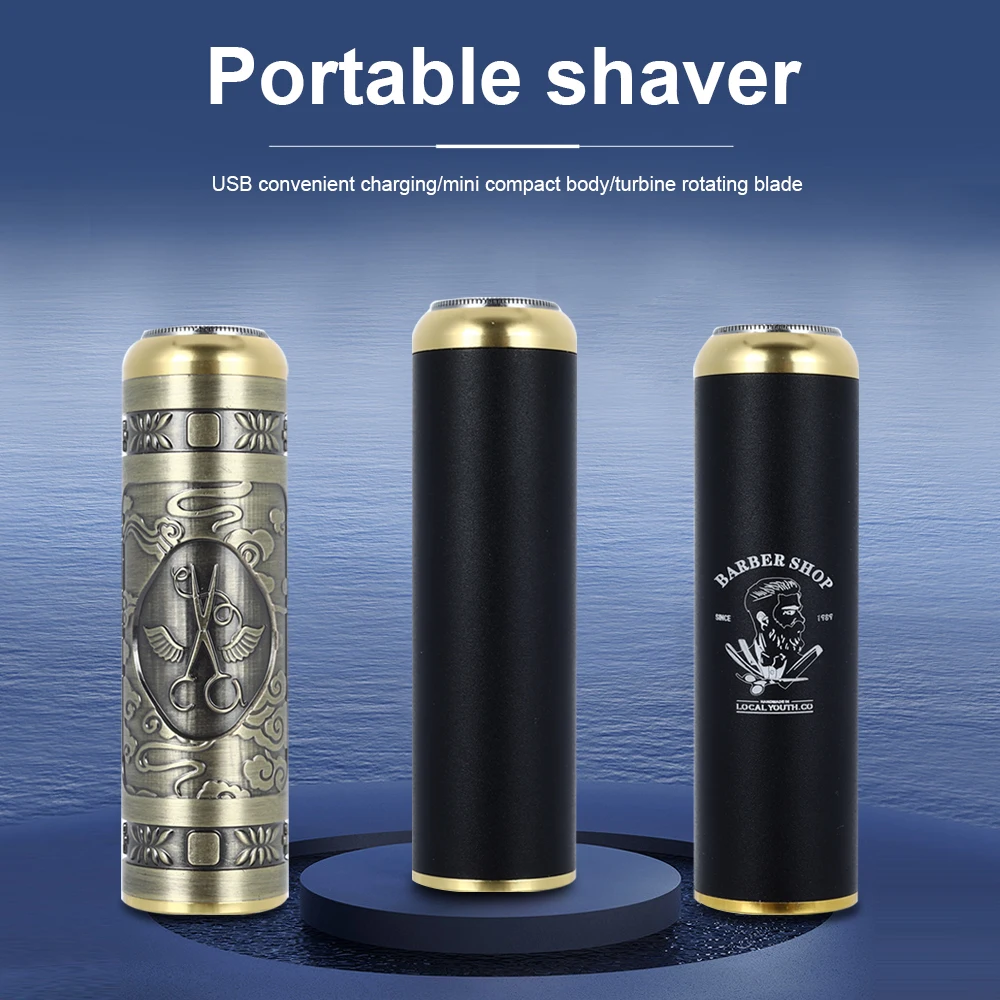 

2021Electric Razor Electric Shaver USB Rechargeable Beard Shaving Trimmer Machine for Men Waterproof Beard Razor Fast Charging