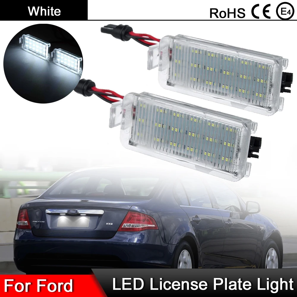 

1 пара для Ford Falcon BA FG Territory SX SZ для Chevrolet Camaro 2010-2013 Белый светодиодный номерной знак светильник Па