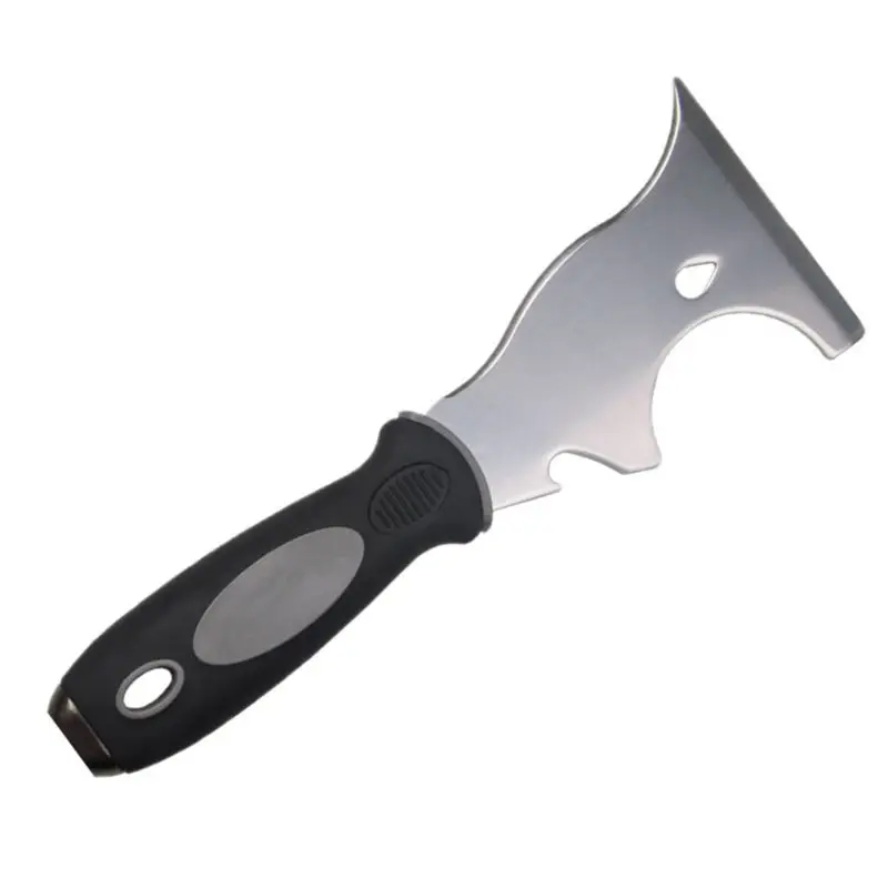 

Stainless Steel Paint Putty Scraper 7in1 Tool Paint Can Opener Wallpaper Scraper B85C