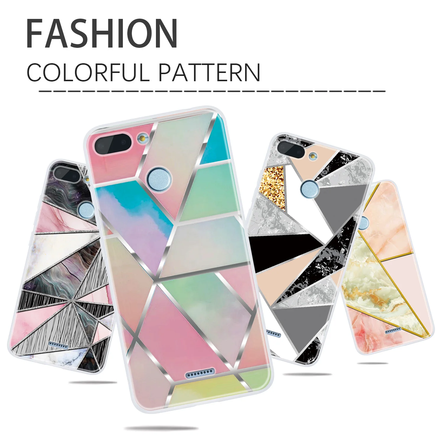 Fitted Cases For Xiaomi accesorios Redmi 6 Black And White sFor carcaso 6A Fundas Soft Silicone Shell Funda | Мобильные телефоны и