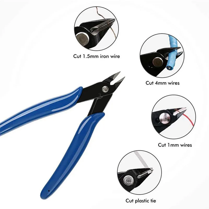 

Dropship Pliers Multi Functional Tools Electrical Wire Cable Cutters Cutting Side Snips Flush Stainless Steel Nipper Hand Tool