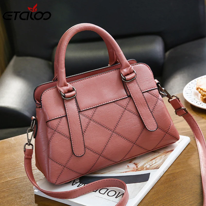 Сумка на плечо женская из высококачественной кожи элегантный мессенджер для