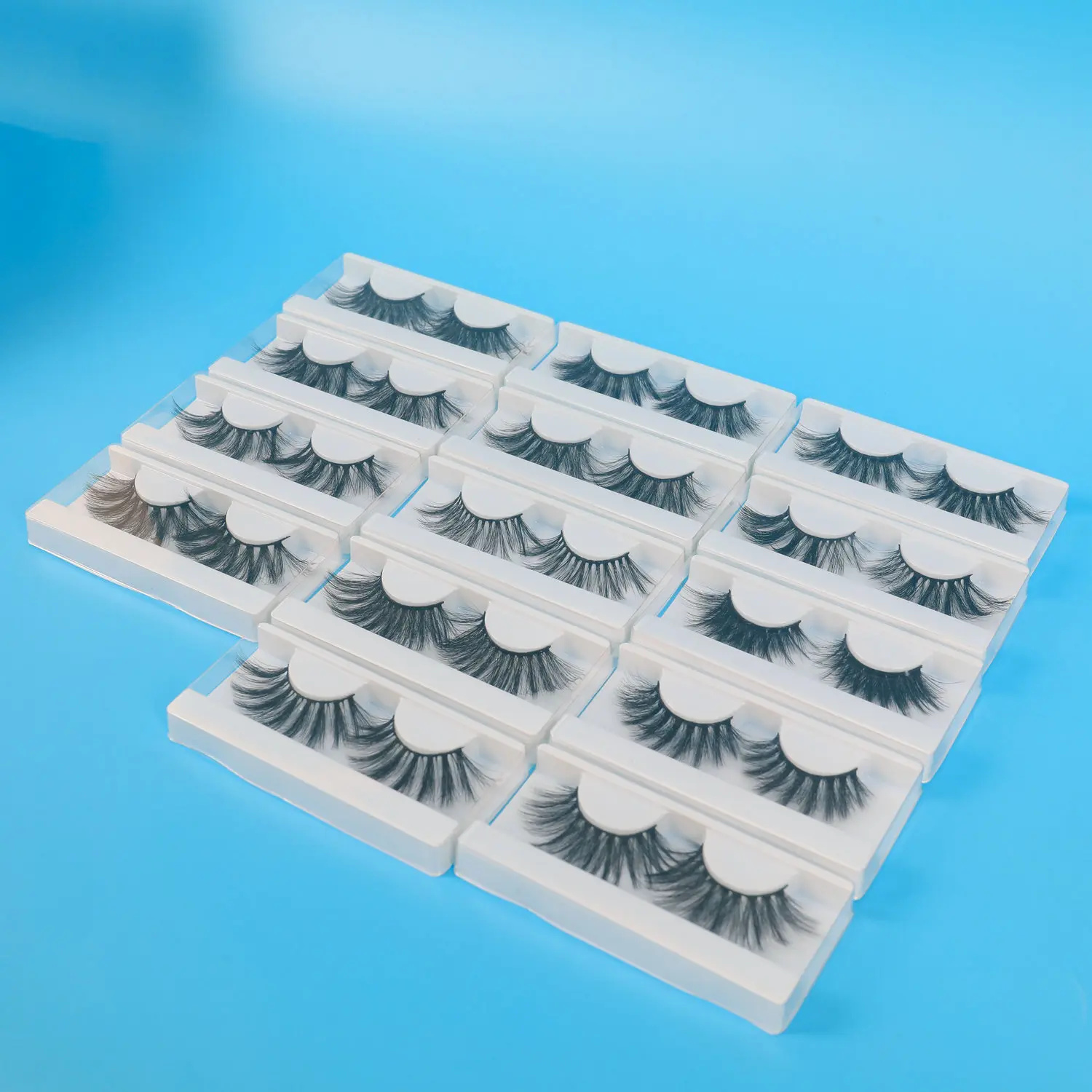 

20/30/50/100 Pairs 25mm Lashes Bulk Makeup Soft Faux Mink Eyelashes Wholesale Dramatic Lashes Luxury False Lashes