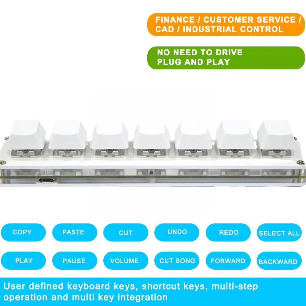Механическая Подсветка Rgb металлическая 7-самостоятельная Настройка