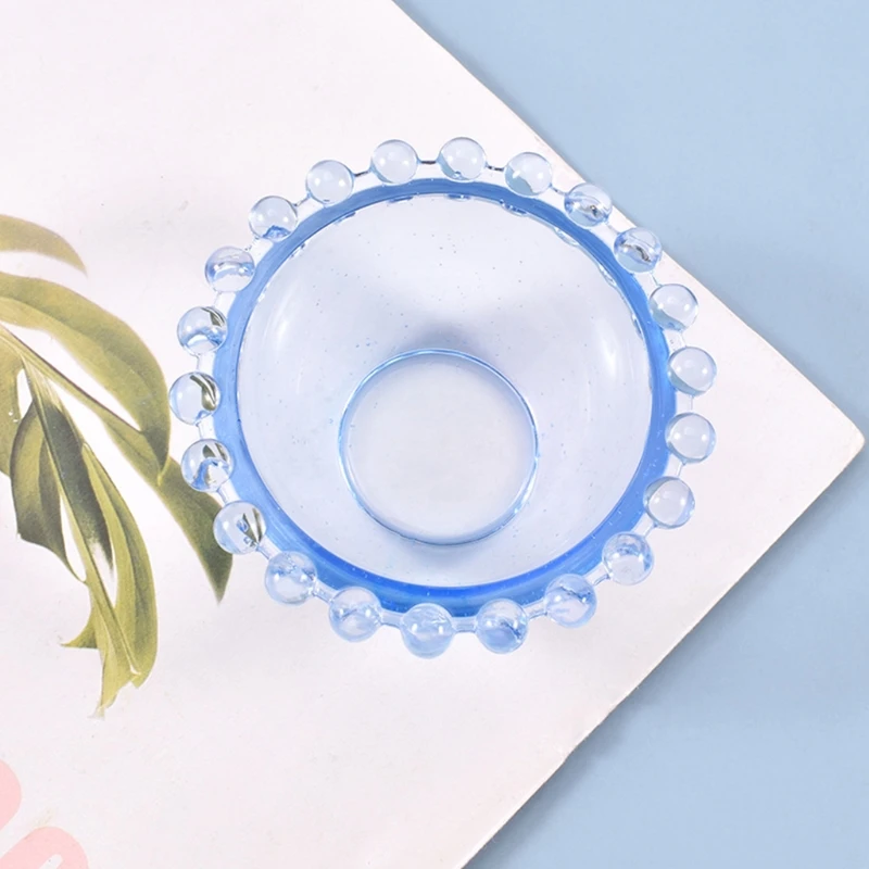 

DIY Crafts Crystal Epoxy Resin Mold Lacework Plate Dish Casting Silicone Mould G5GC