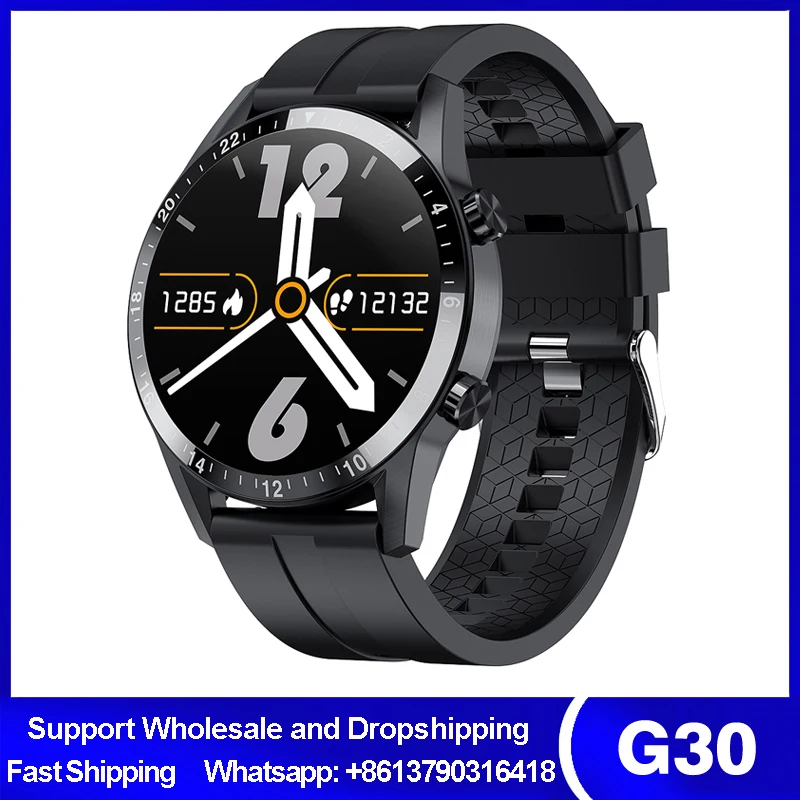 

Мужские Смарт-часы G30 с Bluetooth, пульсометром, ЭКГ, кровяным давлением