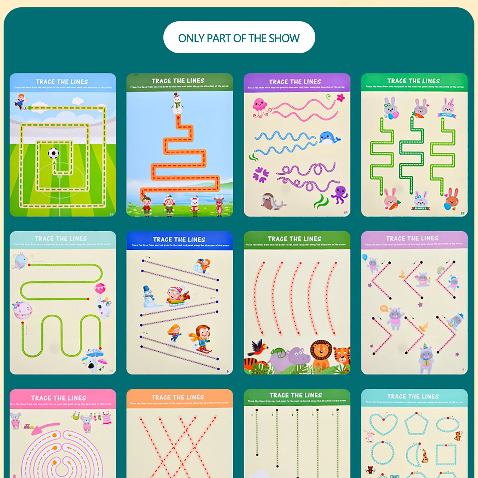 Детская ручка управления учебная карточка черного цвета и белая карта детский