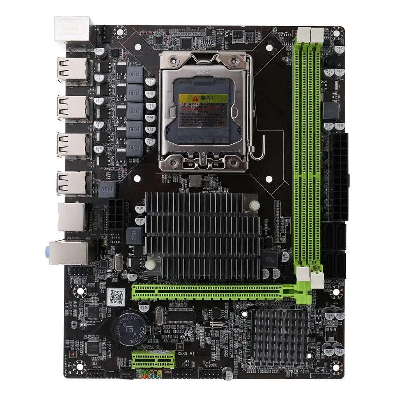 X58 LGA 1366 материнская плата поддерживает серверную память REG ECC и материнскую плату с процессором Xeon