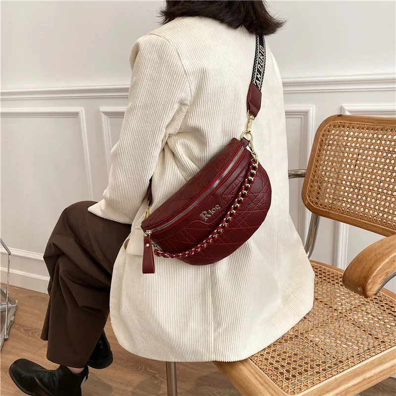 

Designer Fanny Pack For women luxury chest bag clucth purse shoulder crossbody bags fashion waist chain bag wallet clutch bag