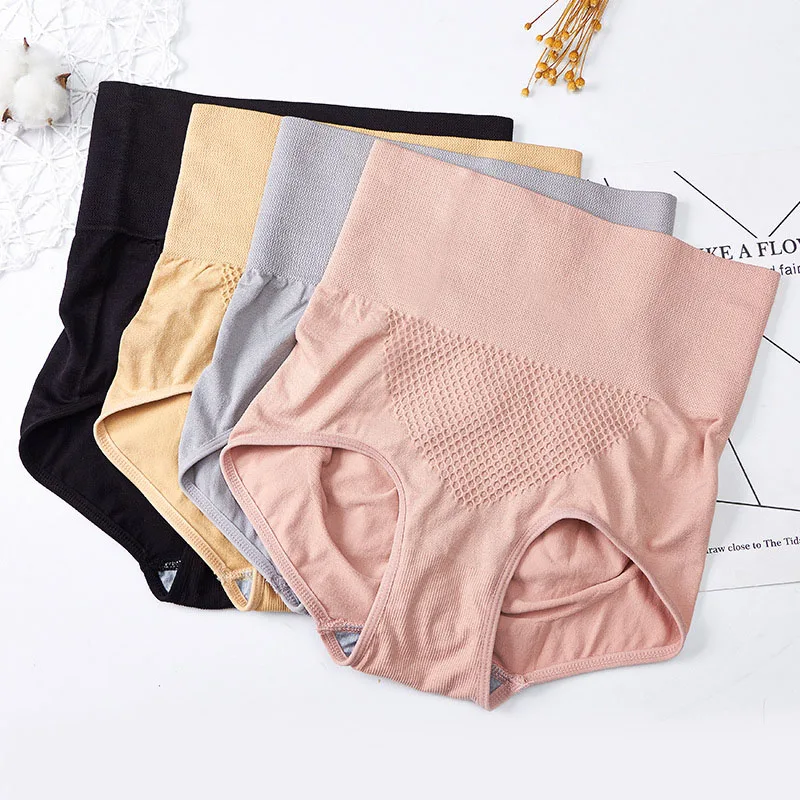 

Kayotuas Women Panties Fashion Trend Solid High Waist Underpants Seamless Lingerie Briefs Sexy Casual Clothes Underwear