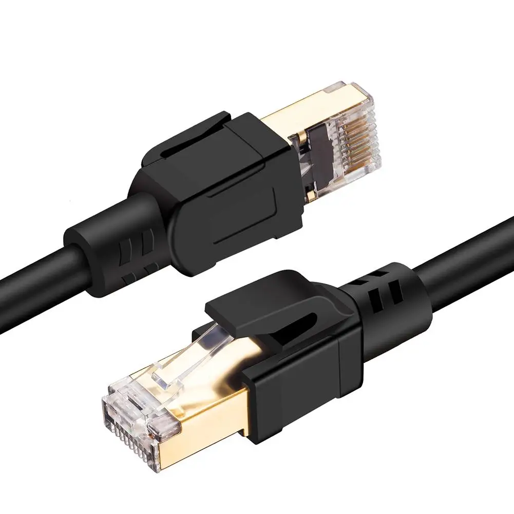 

Cat8 Ethernet Cable RJ45 8P8C 25/40Gbps Home Router Internet Excellent Performance Providing Protection Connection Cable