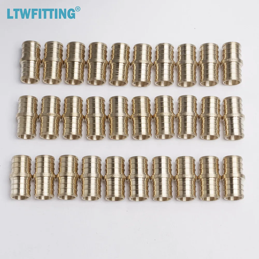Латунный обжимной фитинг LTWFITTING PEX 3/4 дюйма бессвинцовая муфта PEX|crimp fitting|brass fittingspex