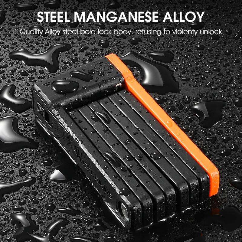 Складной Замок для велосипеда защита от кражи велосипедный замок аксессуары