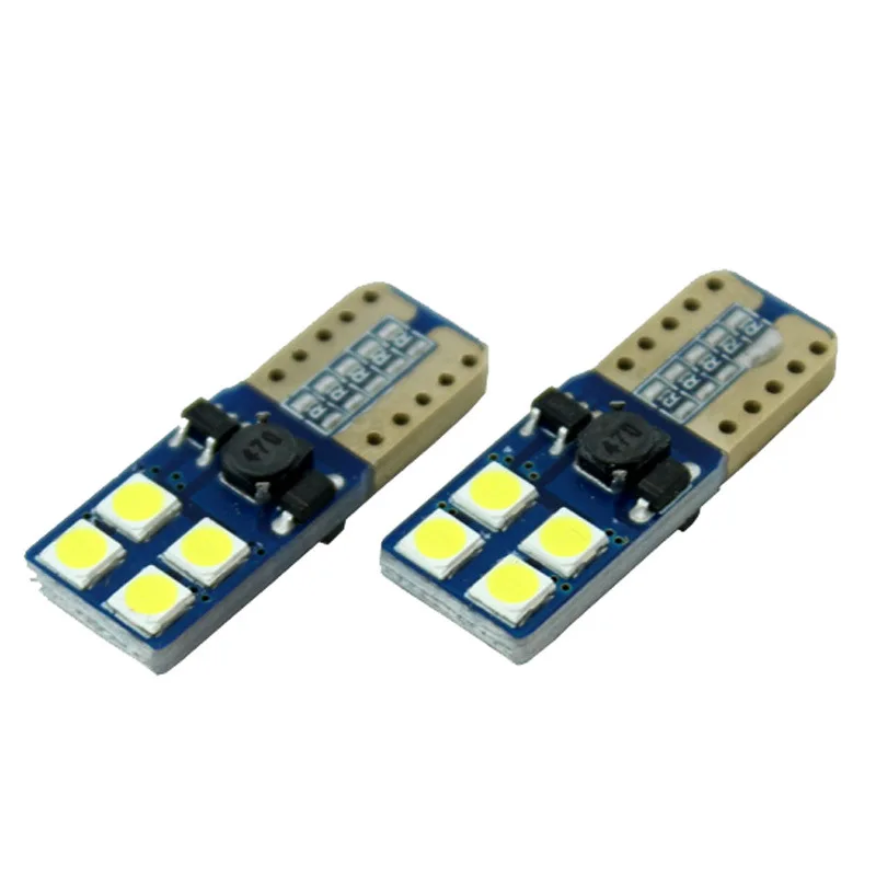 10 шт./лот CANBUS T10 W5W 8SMD 3030 безошибочный купол/карта светильник дверной бардачок w168