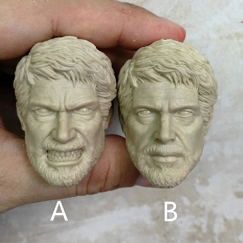 1/6 масштаб The Last Of US голова Джо Джоэла резьба по голове модель Неокрашенная