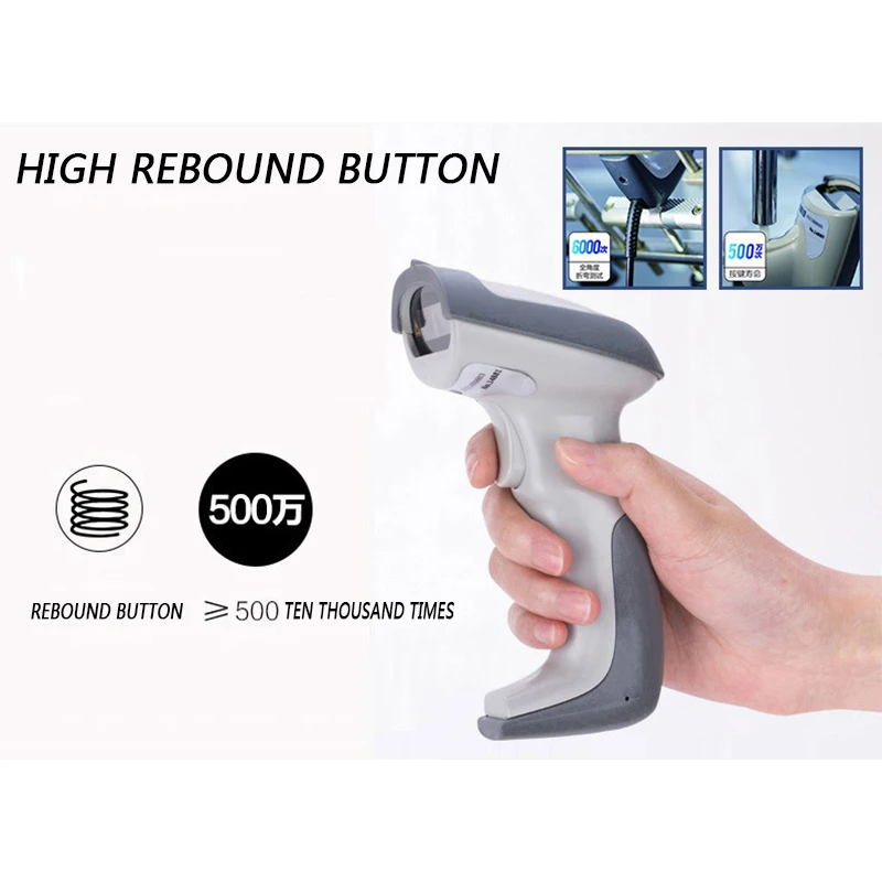

Brand New 1D 14880 USB wired laser Scanner For Supermarket store Express single barcode Scanners