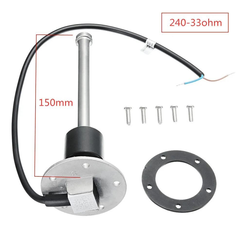 150mm 240-33ohm 0-190ohm 240-33ohm масляный жидкостный бак топливный датчик уровня воды датчик для лодки морской автомобиль яхта отправка топлива блок Поплавковый переключатель - Цвет: 150mm 240-33ohm