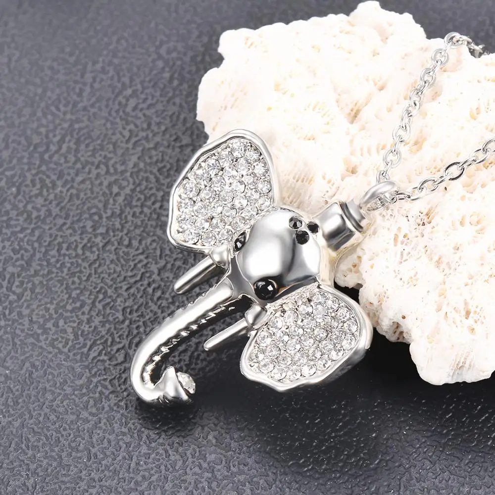 Памятный кулон в форме слона ювелирное изделие для кремации прах питомца мужское