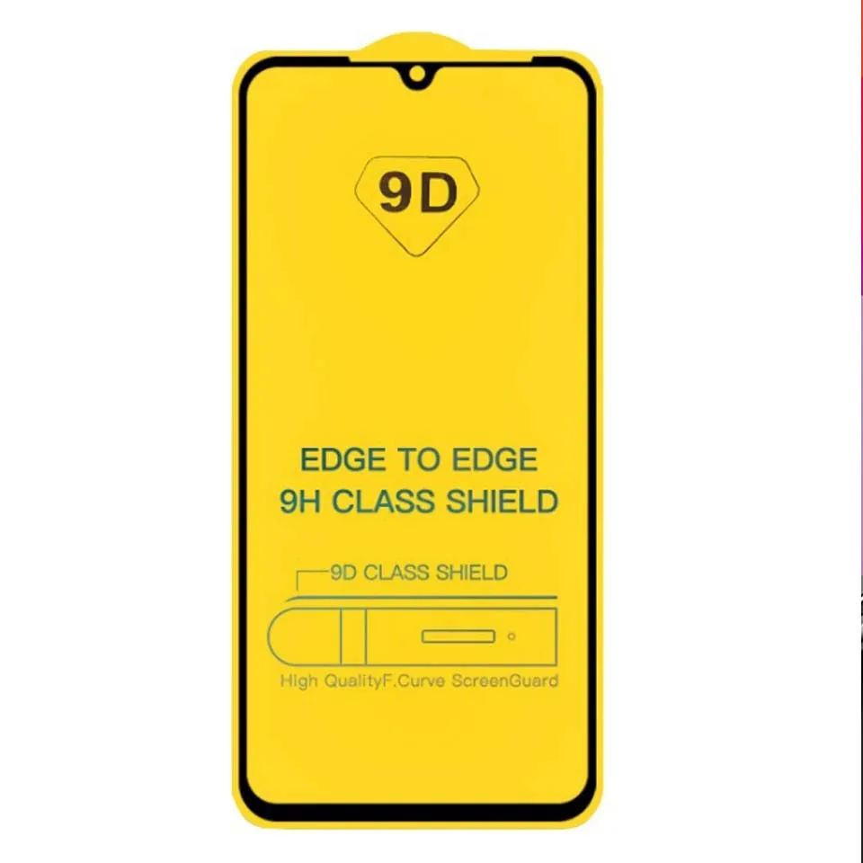 

10Pcs\lot 9D Curved Full Protective Glass Film For Redmi 9 9A 9C K30 Note 9 9S Protector For Redmi Note 9 Pro Max Tempered Glass