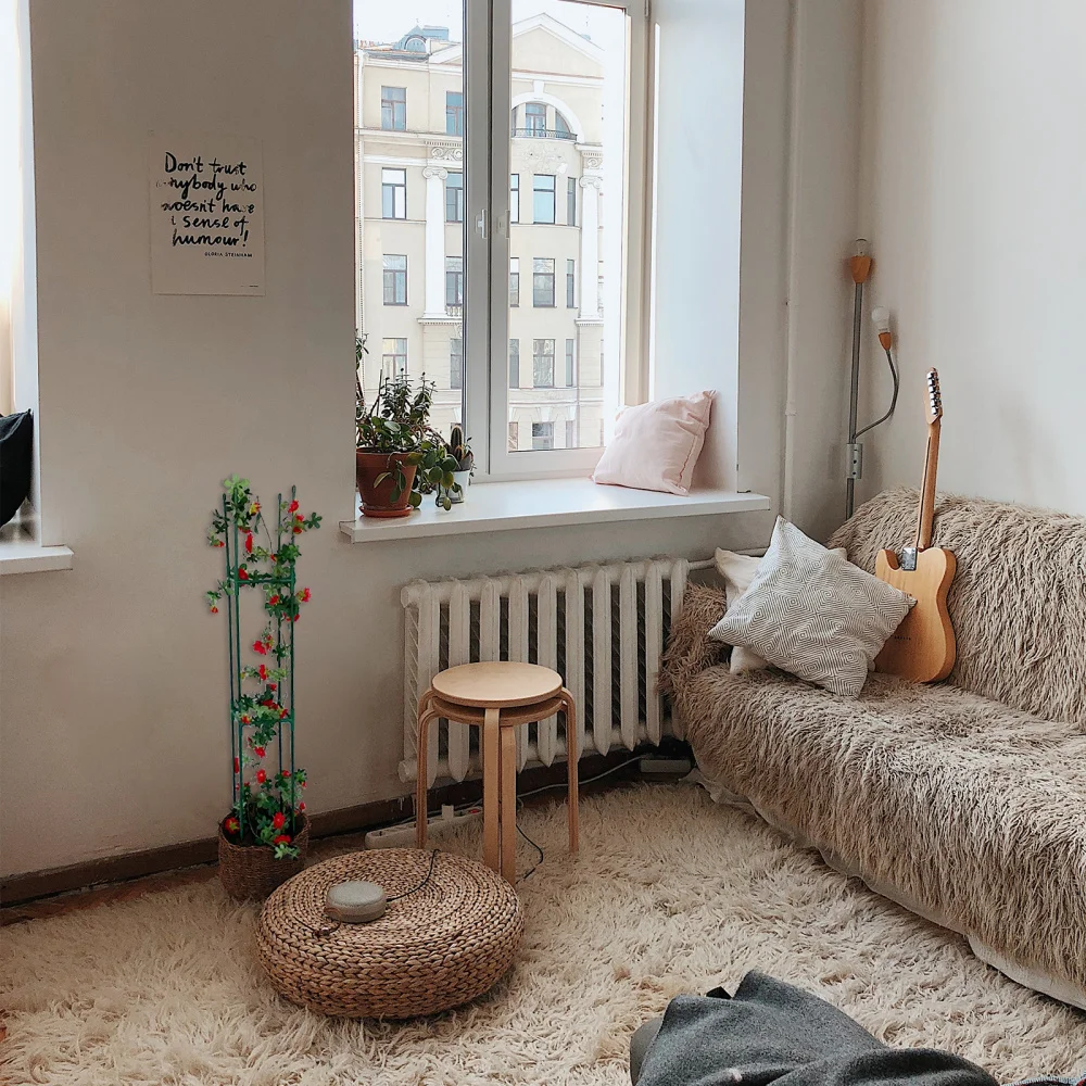 

1pc Green Dill Climbing Pole Flower Climbing Holder Plant Support Rack (Green)