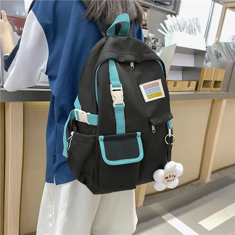 

2022 School backpack Kawaii doll nylon Waterproof backpack school girl backpack women Korean Backpack for girls NEW Backpack