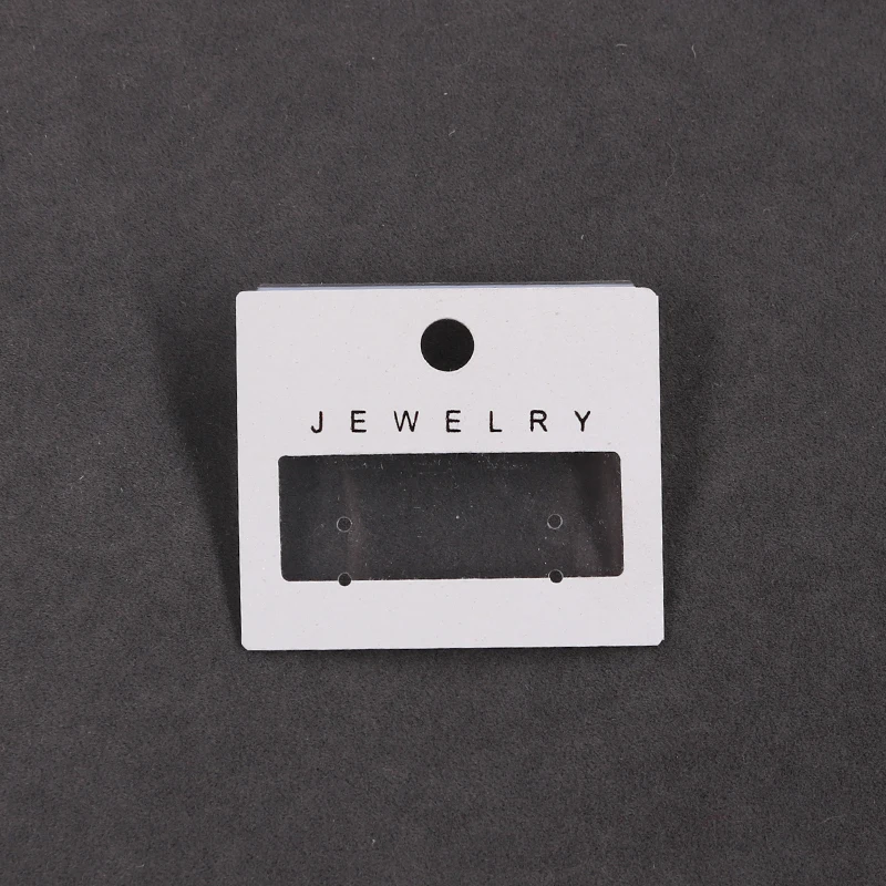 Фотообои с логотипом на заказ 4 5*3 9 см белые бумажные серьги гвоздики ювелирные