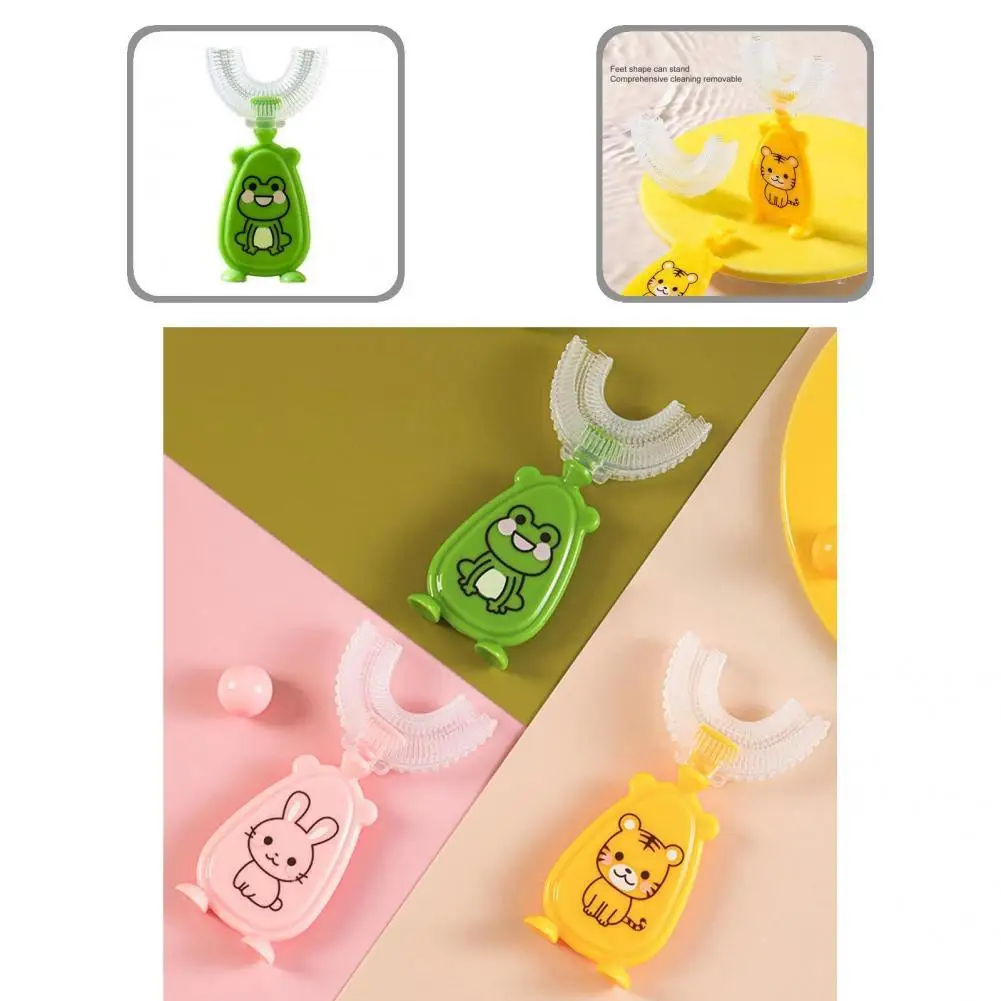 

Safe Use Eco-friendly 360 Degree U-shaped Baby Tooth Brush for Home