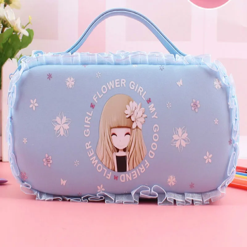 Милый чехол карандаш Kawaii для девочек многофункциональная сумка школьные