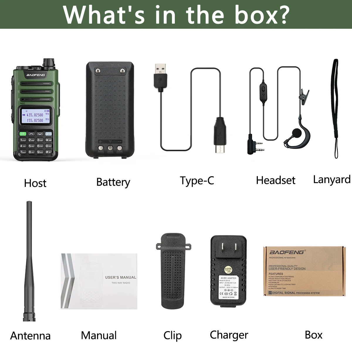 2PCS Baofeng Professional Walkie Talkie UV-13 PRO 10W Powerful 999 Channels VHF UHF Dual Band TWO Way Radio UV5R Enhanced UV13