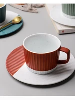 japanese modern cup saucer manual creativity simplicity eco friendly porcelain coffee cup reuseable bardak drinkware ek50bd