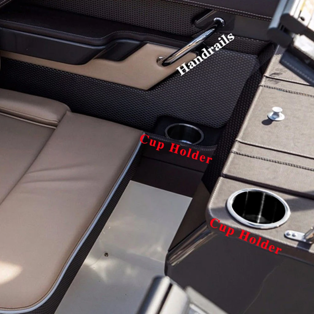6 шт. двухуровневый встраиваемый пластиковый держатель для напитков лодки
