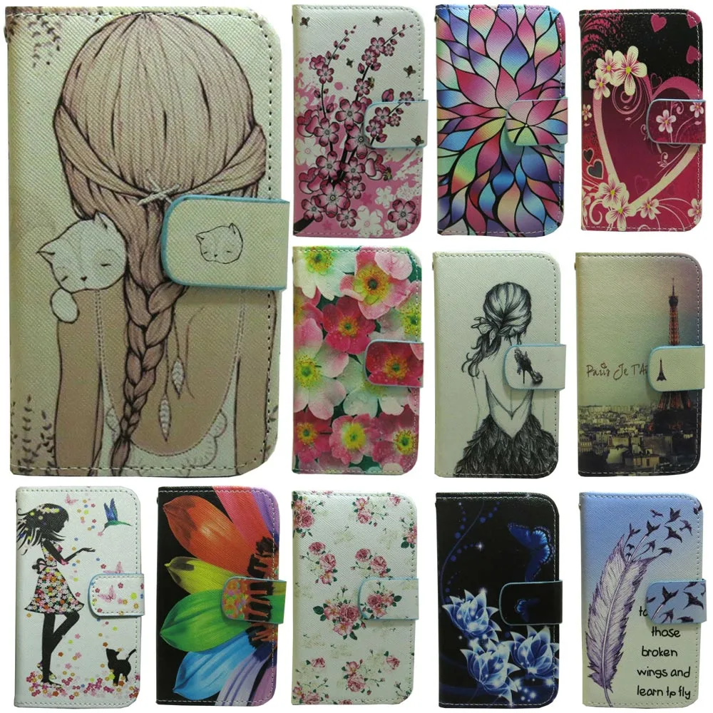 1x розовый цветок девушка Эйфелева башня кошелек флип чехол для Cubot Note S динозавр R11