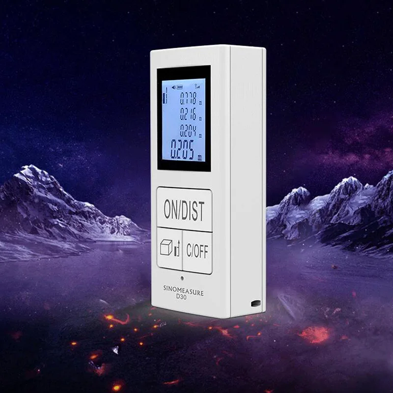 Инфракрасный лазерный дальномер 30 м электронная линейка с зарядкой через USB