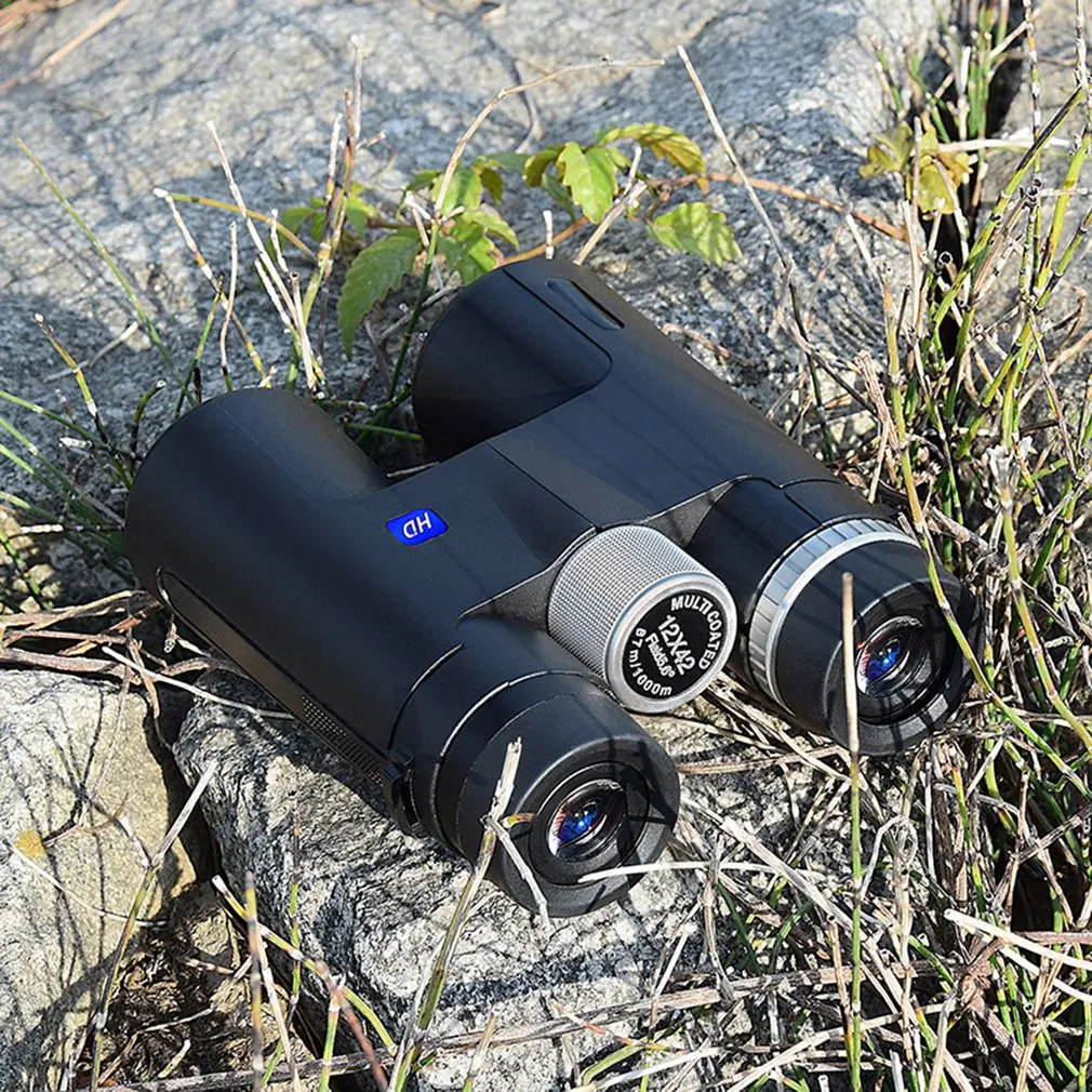 

12x42 Binoculars High Power High Definition Binoculars With BAK4 Lens Outdoors Waterproof Hand Held Telescope