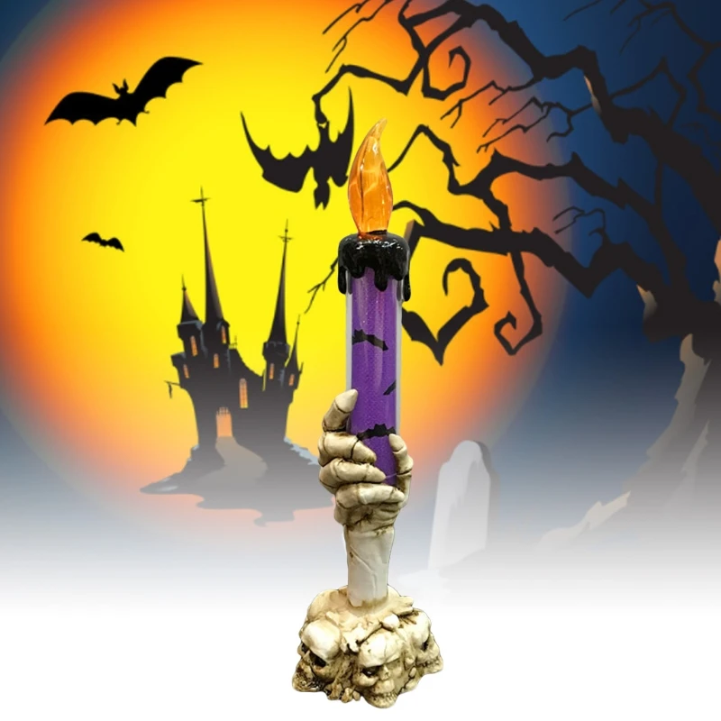 Привидение череп рукоятка электронный каркас светильник ча без дыма реквизит