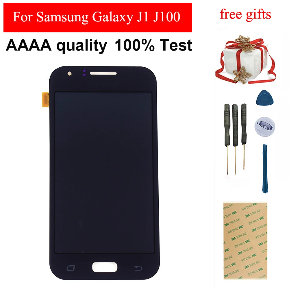 Для Samsung Galaxy J1 J100F J100H J100 SM сенсорный экран дигитайзер Senor стеклянная панель + ЖК