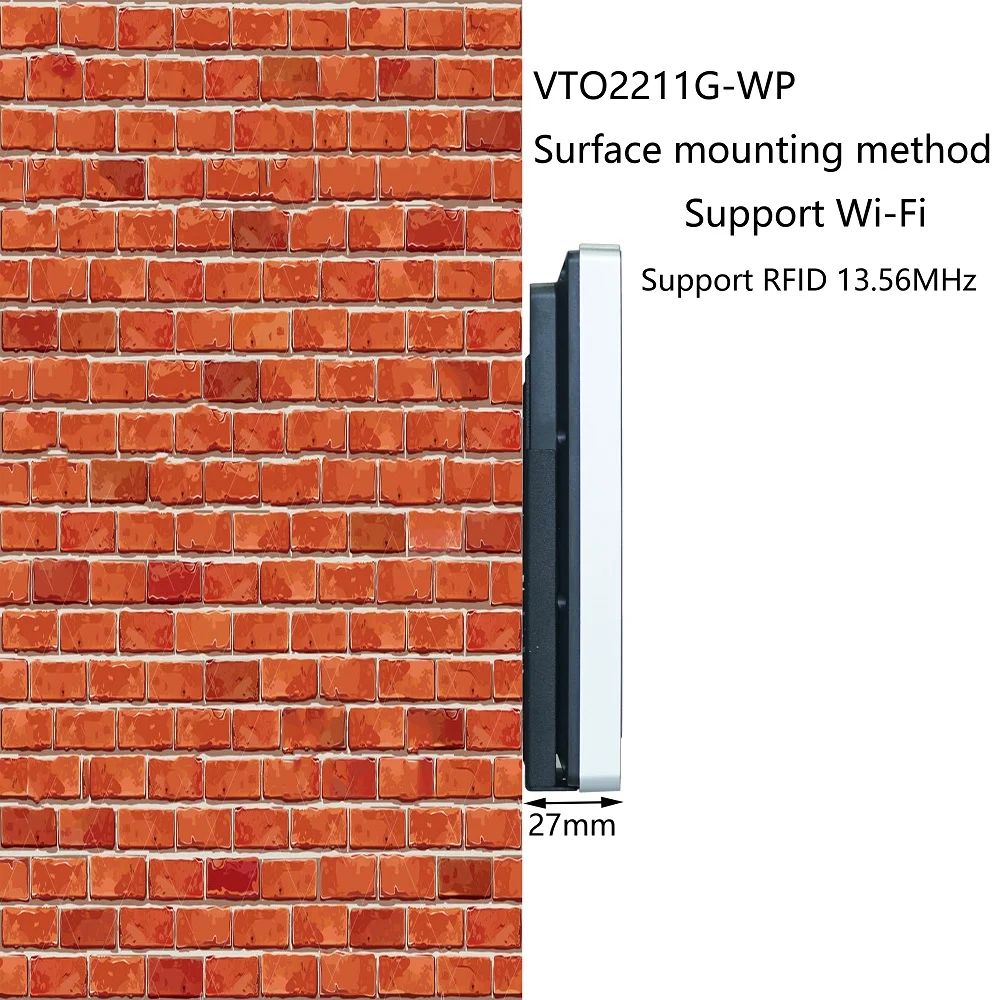 DH логотип multi язык VTO2211G WP P 802.3af PoE IP вилла дверной звонок видео домофон Домофон P2P