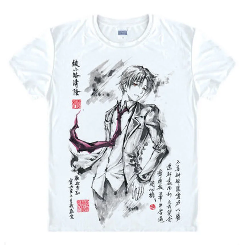 

Youkoso Jitsuryoku Shijou Shugi no Kyoushitsu e Ayanokouji Kiyotaka Cosplay t-shirt Anime t shirt Polyester Tees tops