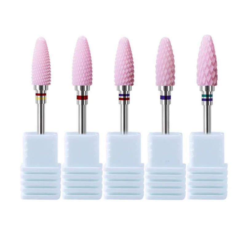 Керамическая Алмазная фреза для ногтей электрическая вращающаяся кутикулы