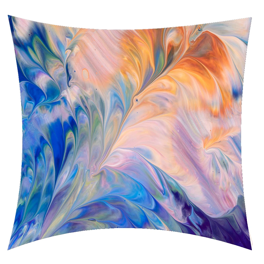 

Tree Bark Printed Pattern Cushion Cover 45*45 Polyester Throw Pillow Decorative Sofa Cushions