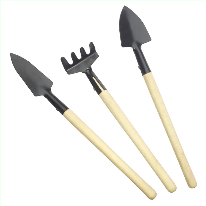 Лопатка-грабли 3 шт. мини-набор из трех предметов для садоводства портативные