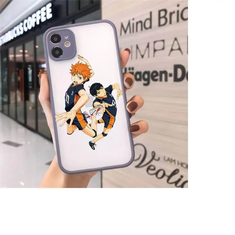 

Pin on Haikyuu Hinata Shouyou luxury Phone Cases shell matte transparent For iphone 7 8 11 12 plus mini x xs xr pro max cover