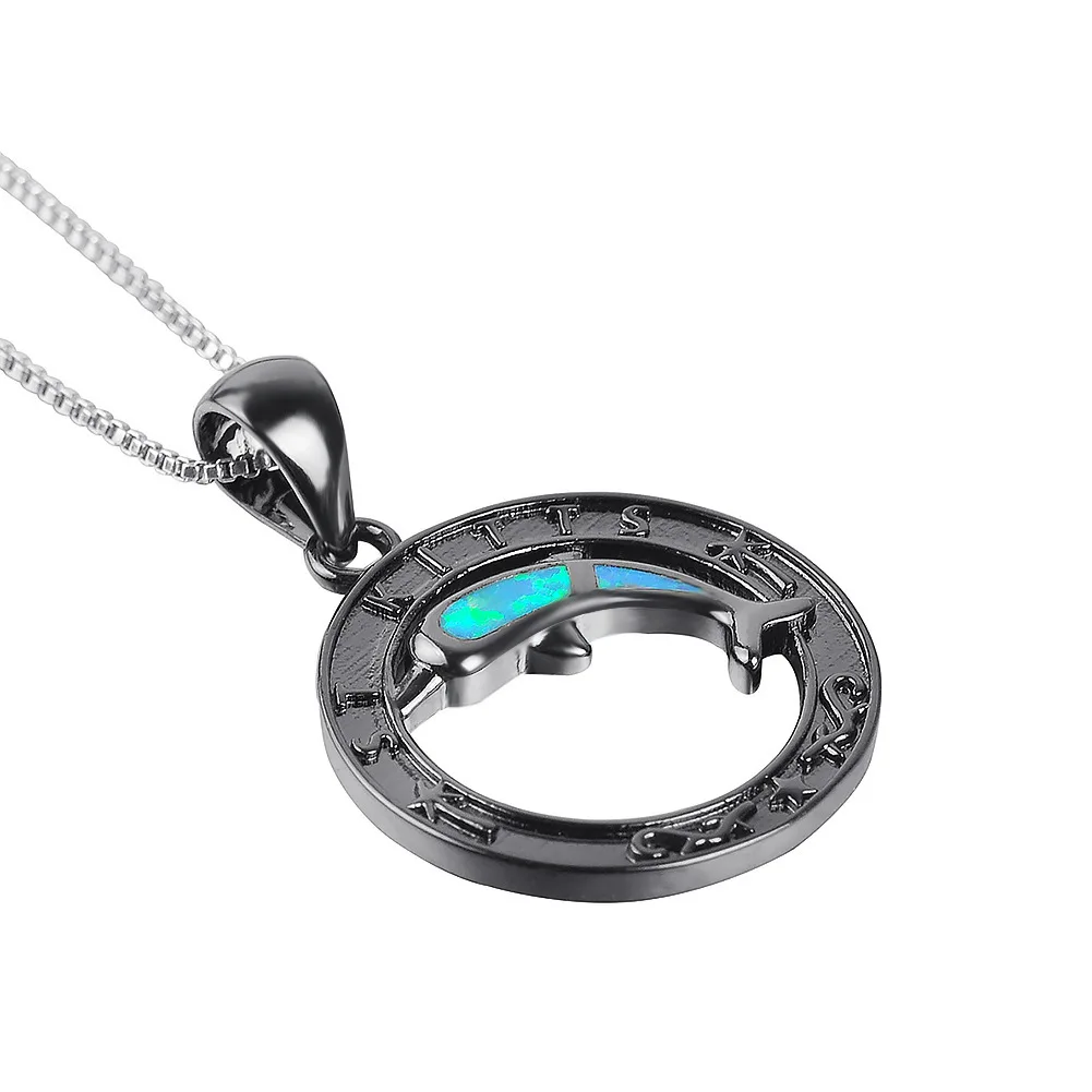 Подвеска для телефона с прыгающими дельфинами ожерелья посеребренными кольцами