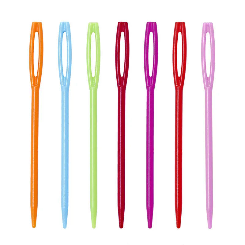 30 шт./компл. 7 см швейная игла большой глаз сталь большое отверстие инструмент для