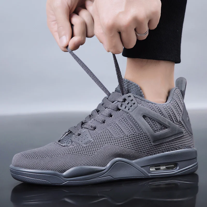 

2020 Mens Casual Shoes Fashion Male Sneakers Air Cushion Breathable Sports Running Shoes PU Mesh Tenis Masculino Adulto Men Shoe
